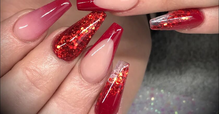 Coffin Baddie Red Acrylic Nails Trends, Styles, and Tips